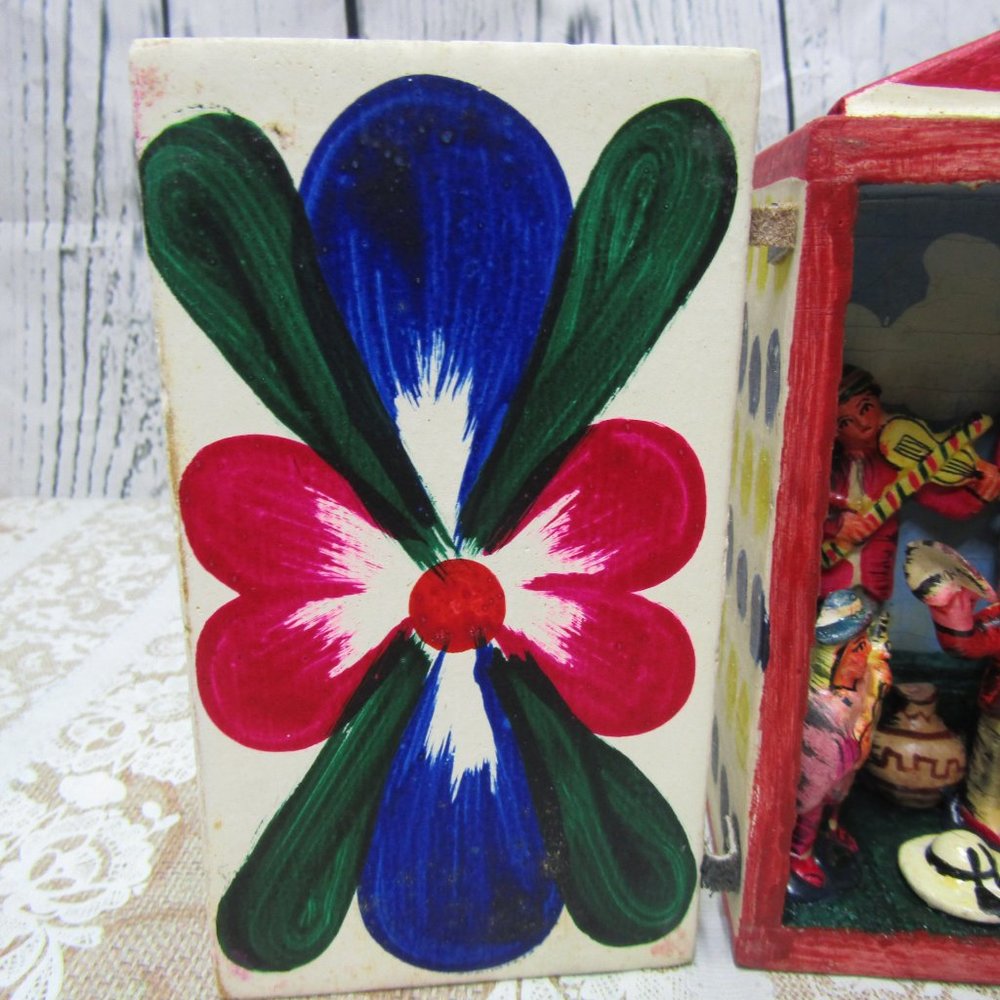 Vintage Angel Castro Retablo Folk Art - Picture 7 of 14